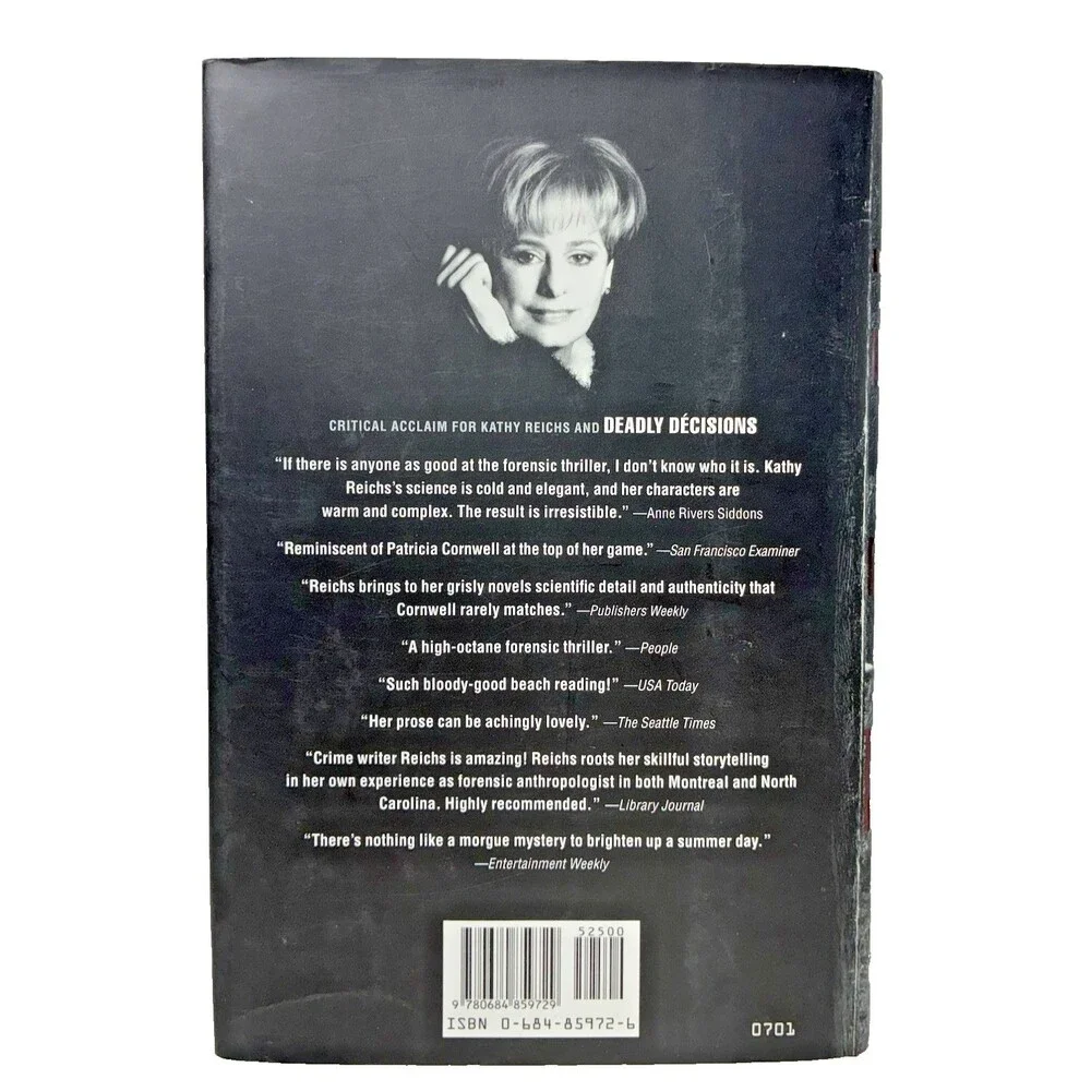 Kathy Reichs First Edition Bones Series Hardback Book Lot of 5